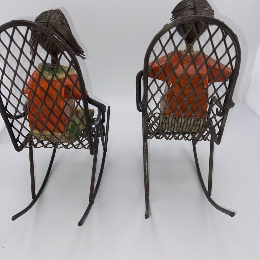 Signed Original Felguerez Sculpture Iron Mid Century Modern Mexican Art Set - Picture 5 of 6